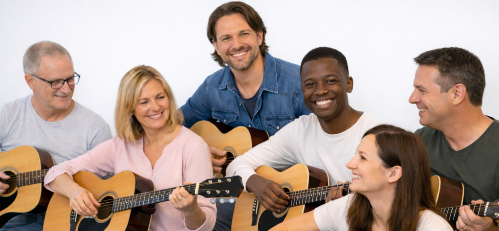 ON STAGE Musikschule Düsseldorf Flingern Easy Guitar Group