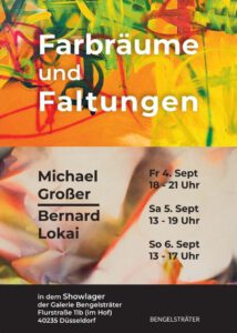 Farbräume - und Faltungen - Ausstellung in der Flurstraße